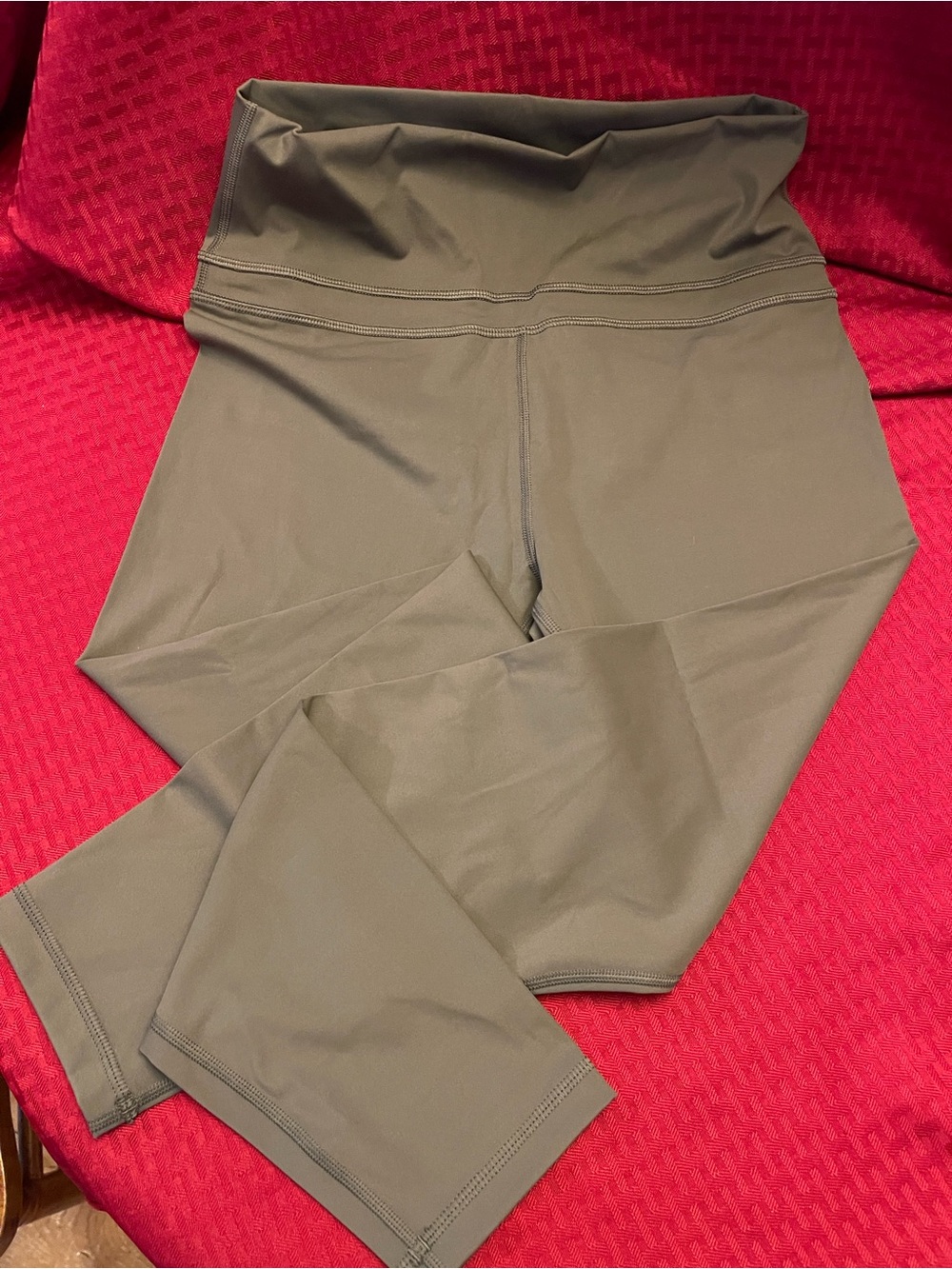 CRZ YOGA Olive Green High-Waist Sport Pants